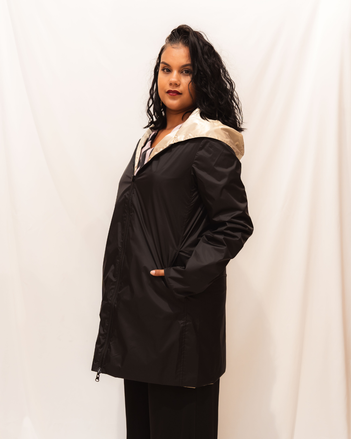 Imperméable réversible