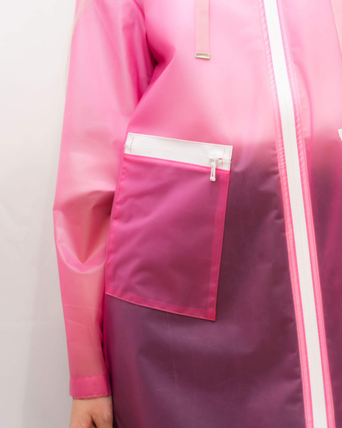Imperméable rose