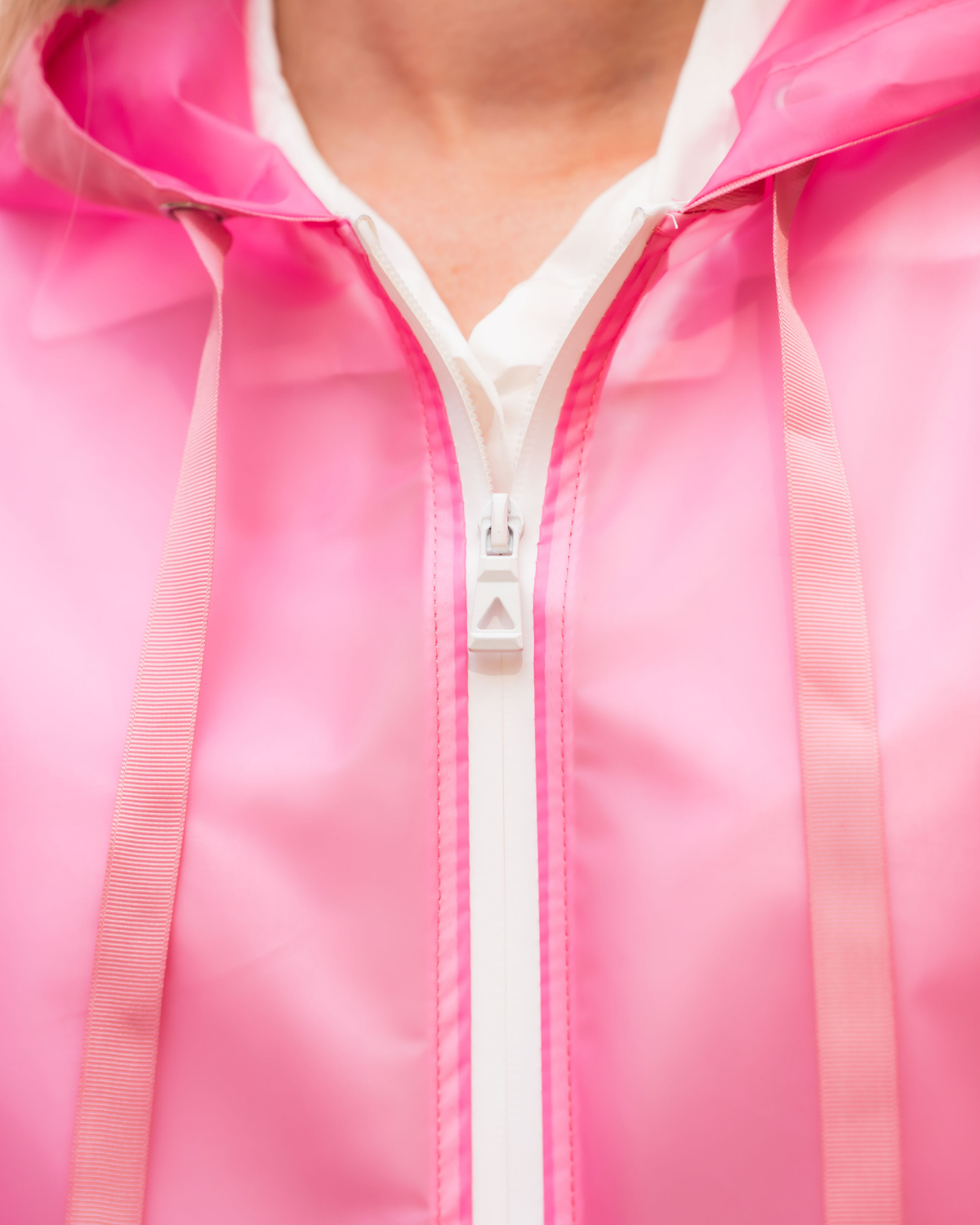 Imperméable rose