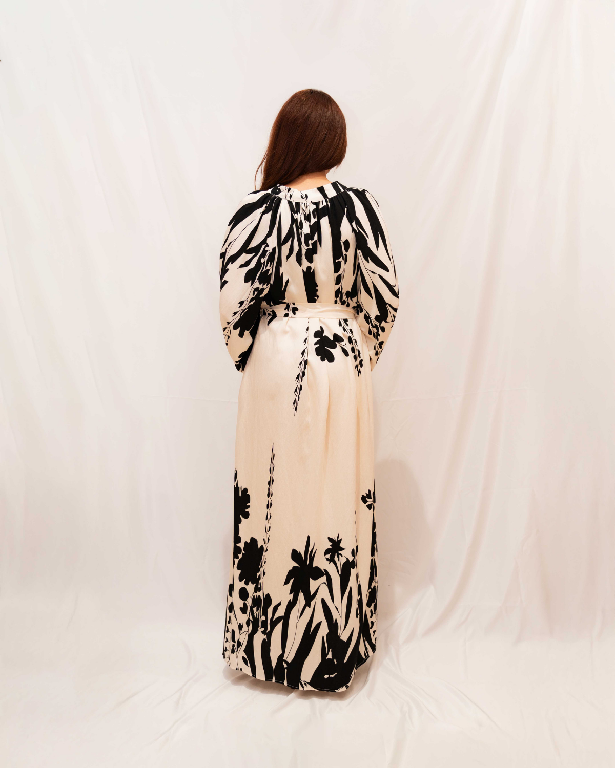 Robe longue imprimée