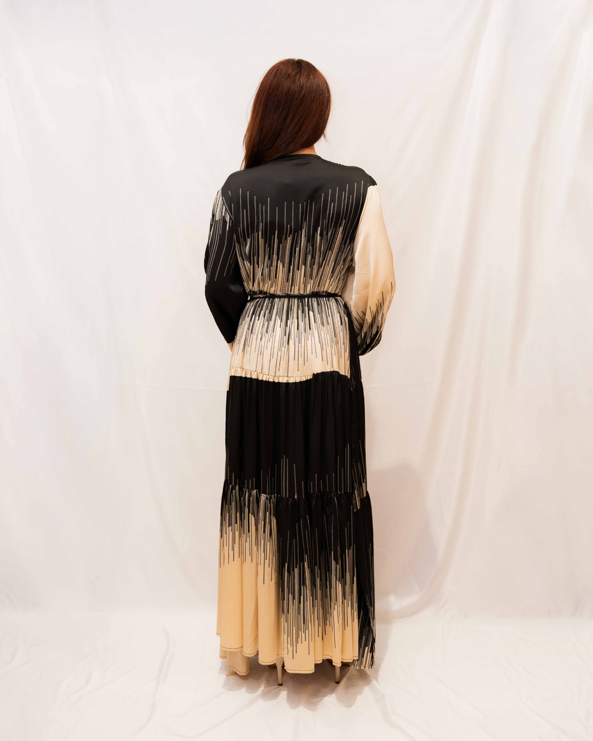 Robe longue imprimée