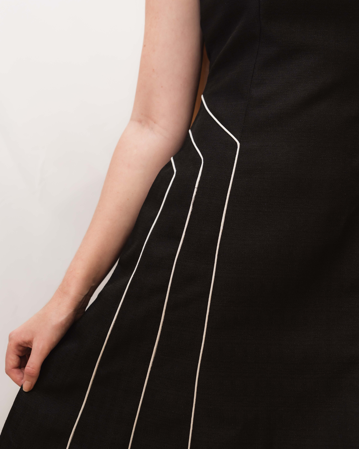 Robe courte sans manche