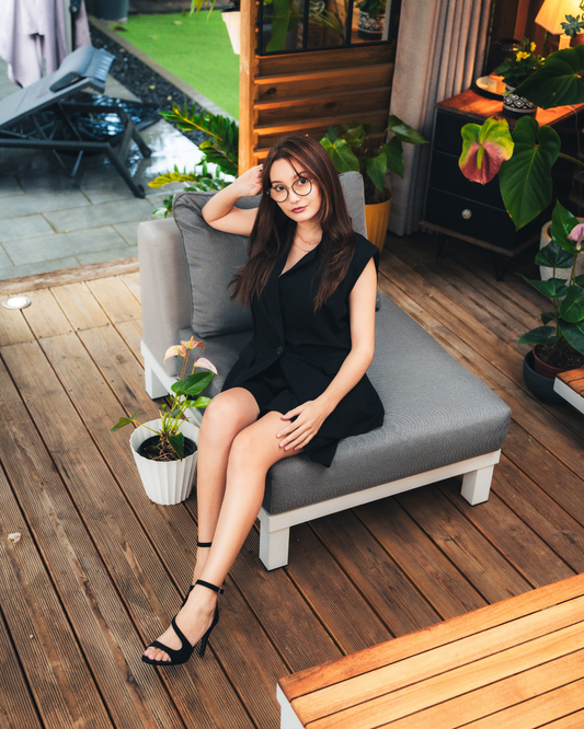 Ensemble short sans manches