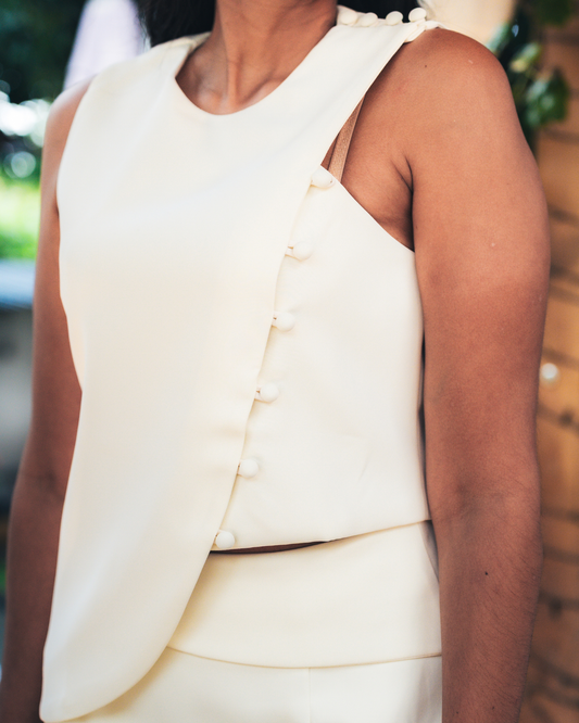 Ensemble jupe sans manches