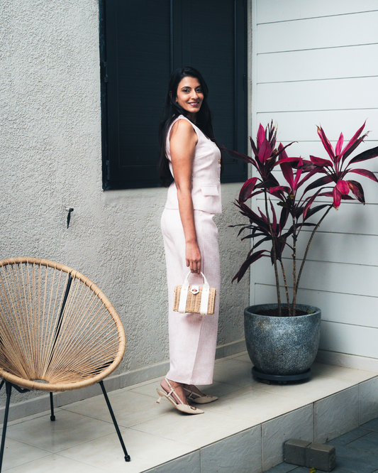 Ensemble pantalon sans manches