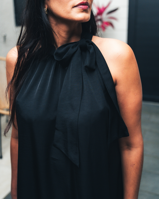 Robe longue sans manches