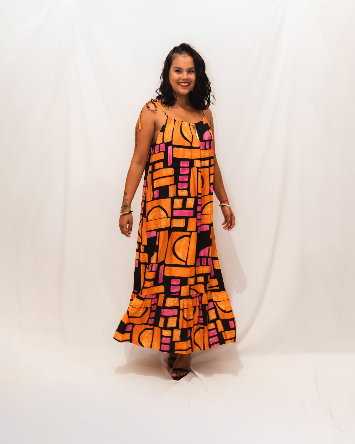 Robe longue sans manche