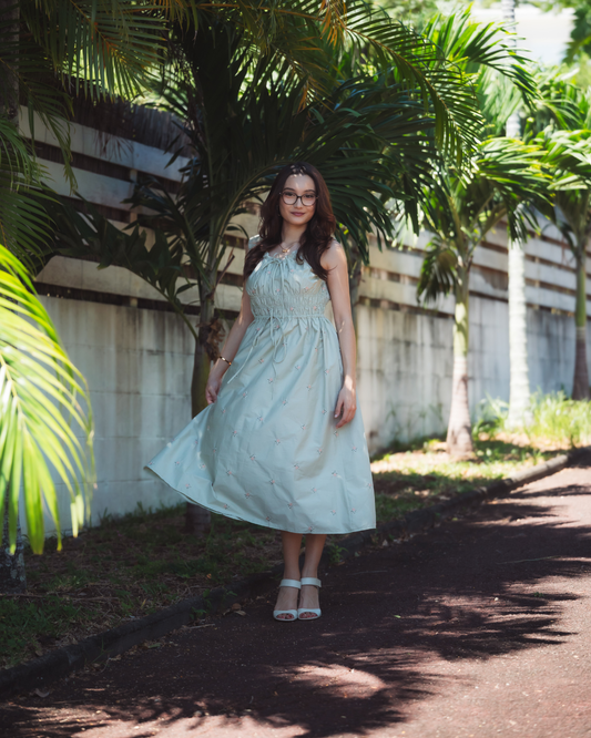 Robe midi sans manches