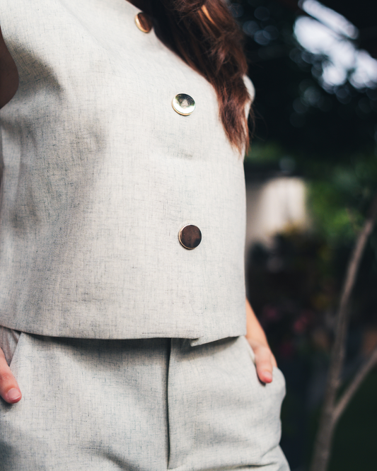 Ensemble pantalon sans manches