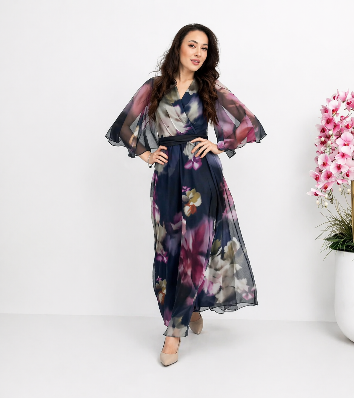 Robe longue fluide
