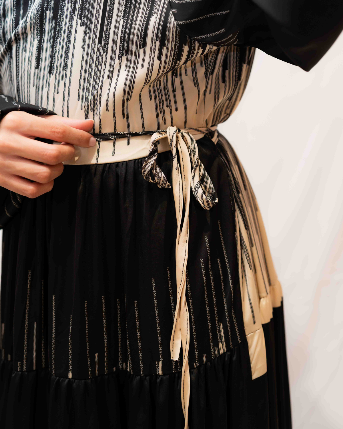 Robe longue imprimée