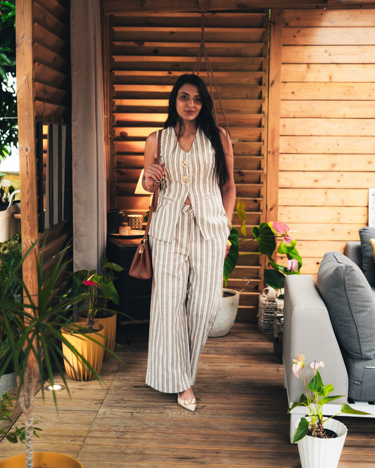 Ensemble pantalon sans manches