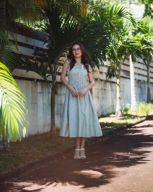 Robe midi sans manches