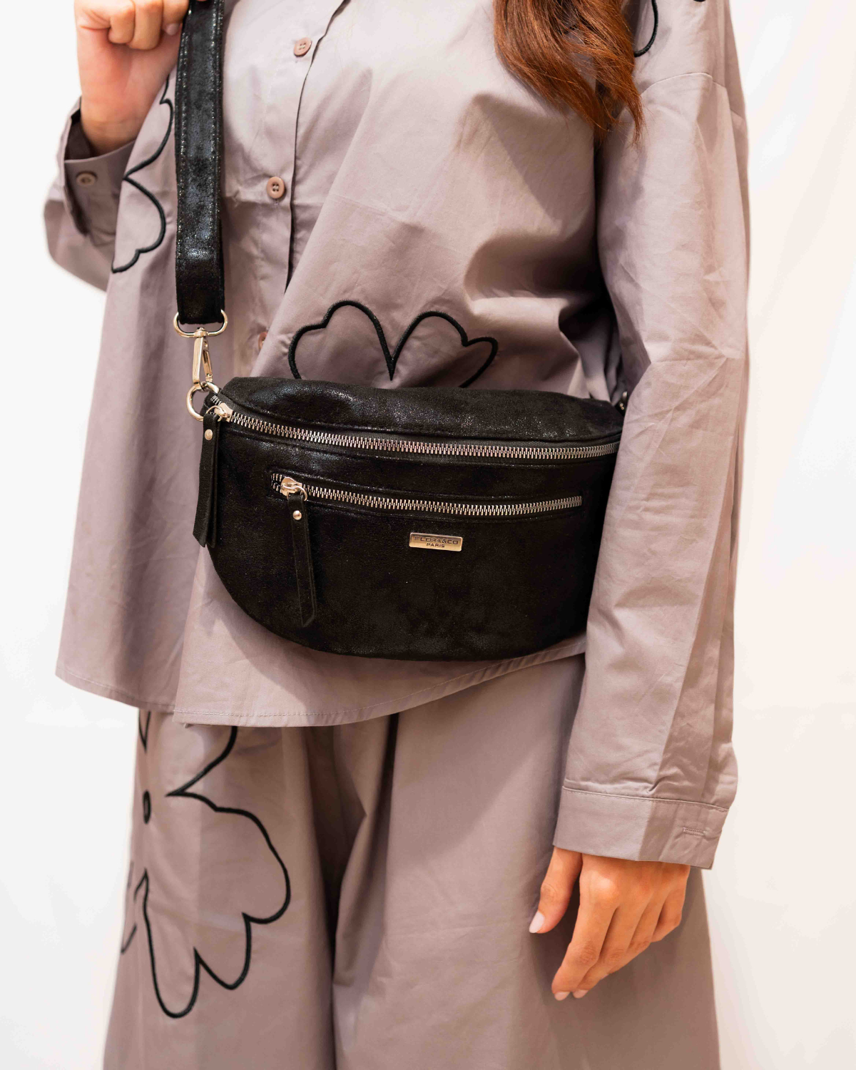 Sac banane noir