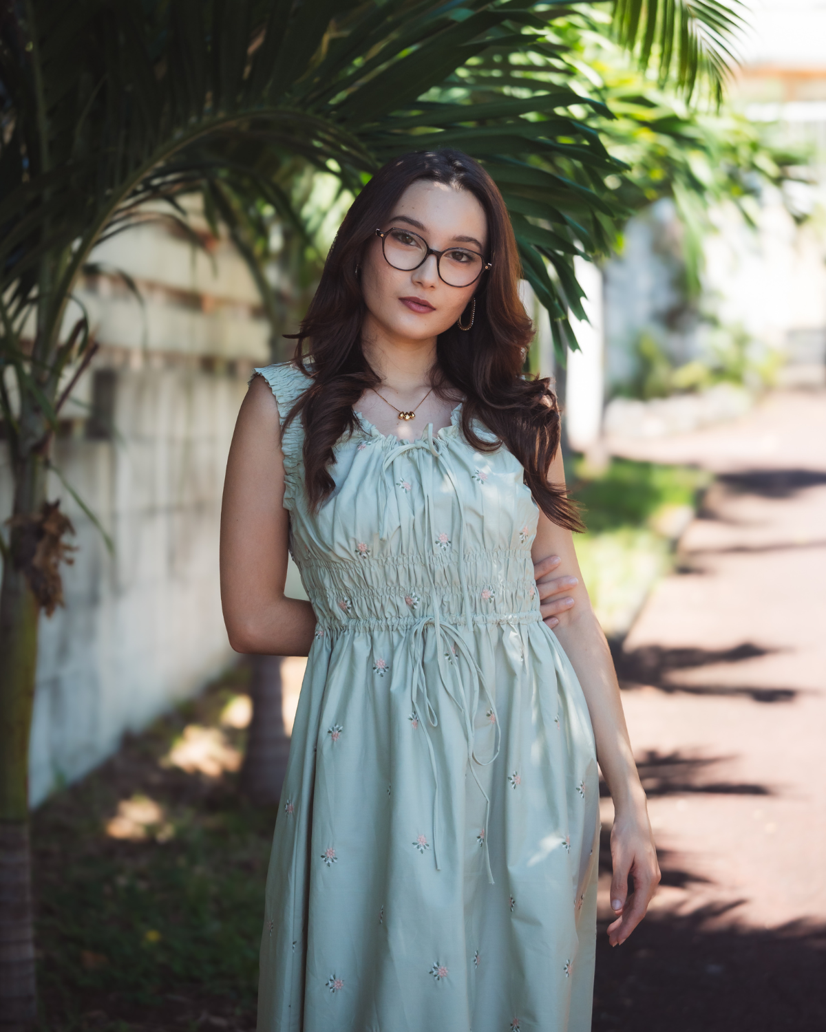 Robe midi sans manches