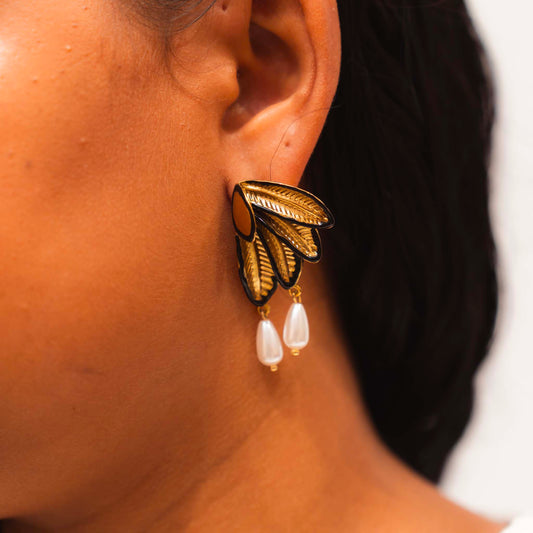 Boucle d'oreille à la Réunion