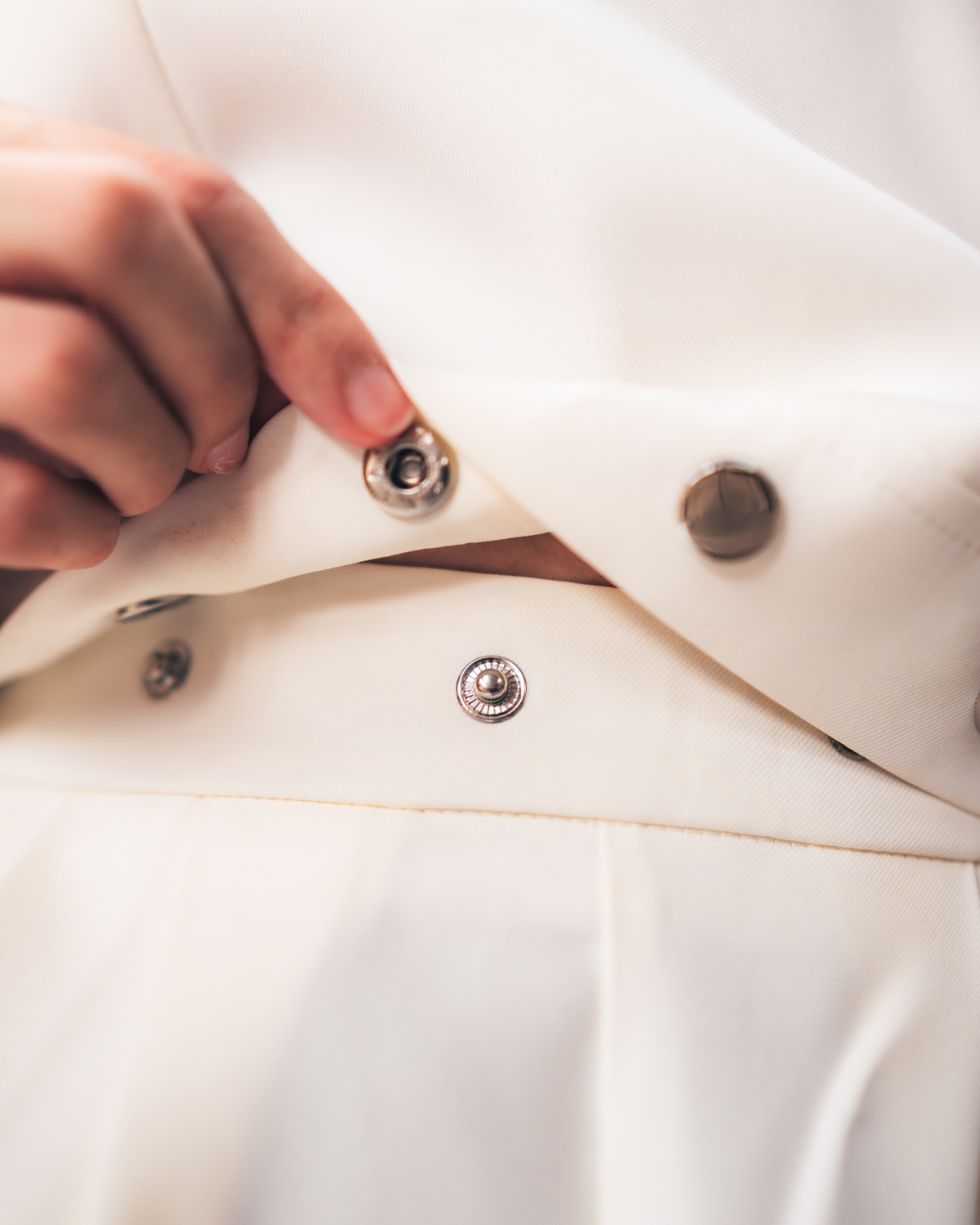 Ensemble pantalon sans manches blanc