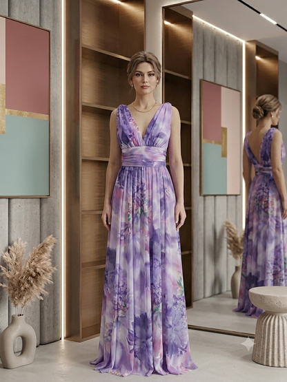 Robe Longue Fleurie