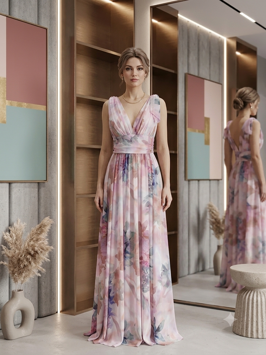 Robe Longue Fleurie