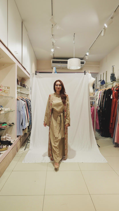 Robe longue avec Kimono