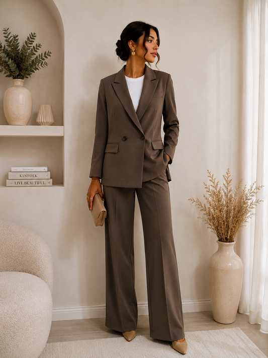 Tailleur Femme Marron