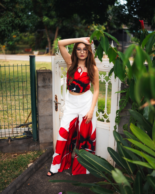 Ensemble pantalon avec un haut sans manches