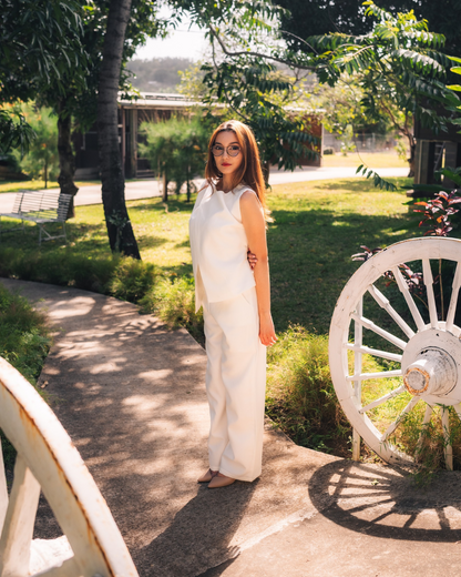 Ensemble pantalon sans manches