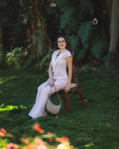 Ensemble pantalon rose