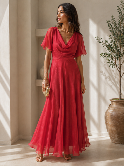 Robe Longue Col Bénitier