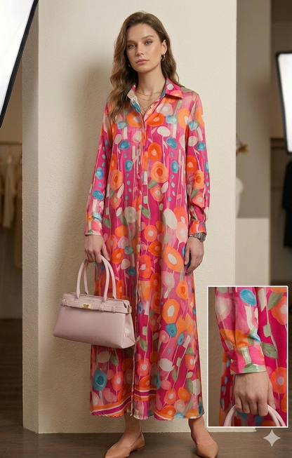 Robe chemise longue