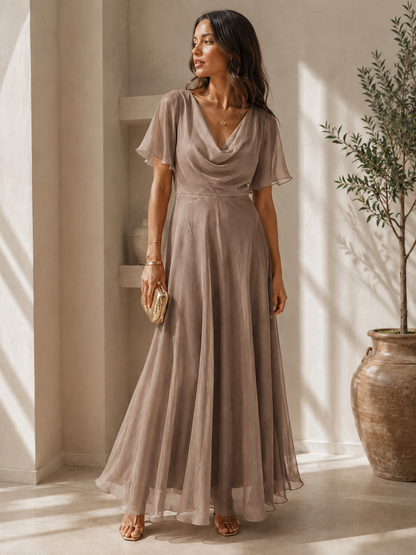 Robe Longue Col Bénitier