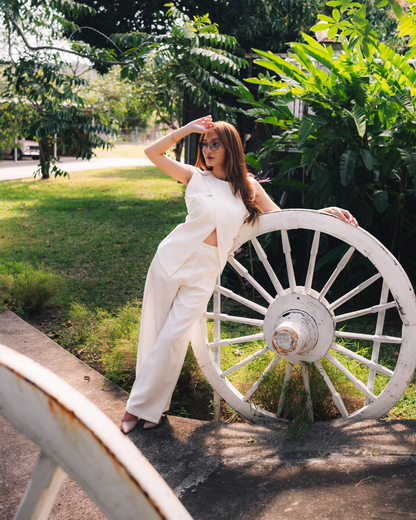 Ensemble pantalon sans manches