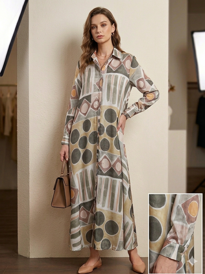 Robe chemise longue